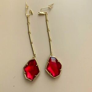 Kendra Scott drop chain earrings